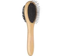 Flamingo Brosse Chats Babu B Small - Pour Petits Animaux - En Bambou - Pelage Doux et Brillant - Poils de Soie et Picots