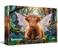 Flamingo by Trefl - Puzzle 400 éléments - Puzzle à faire soi-même, graphiques tendance, express coloré, emballage type coquillage, pour adultes et enfants à partir de 10 ans