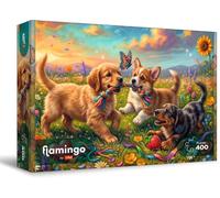 Flamingo by Trefl - Puzzle de 400 pièces - Puzzle à faire soi-même, graphiques tendance, express coloré, emballage type coquillage, pour adultes et enfants à partir de 10 ans