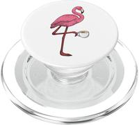 Flamingo Café Tasse PopSockets PopGrip pour MagSafe