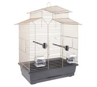 Flamingo Cage pour Perruche Numfor 1 Taupe métallique - 51x30x60cm