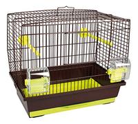 Flamingo Cage Buru pour Canari Brun/Citron Vert 40 x 25 x 35 cm