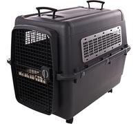 Flamingo Cage de Transport Lanta XXL pour Chien - qualité superieur - 67x101x75CM - 2 poignées pour Un déplacement aisé - inclut Une gamelle Amovible et Un Abreuvoir antidéversement