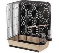Flamingo Cage Perruche Mona Noir 50X34X65CM