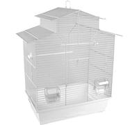 Flamingo Cage Perruche NUMFOR 1 Blanc 51x30x60CM