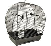 Flamingo Cage Perruche Saga Noir 51x28x55CM