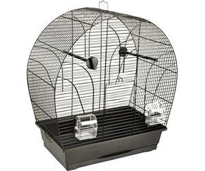 Flamingo Cage Perruche Saga Noir 51x28x55CM