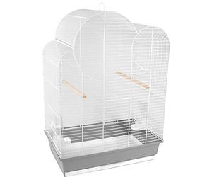Flamingo Cage Perruche WAMMER 1 Blanc 54x34x75CM