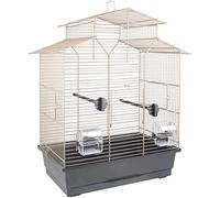 Flamingo Cage pour Perruche Numfor 1 Taupe métallique - 51x30x60cm