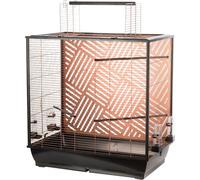 FLAMINGO-Cage Siri pour perruche en cuivre 78x48x81,5 cm