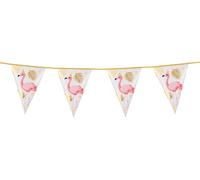 Flamingo chaîne de fanions 4m