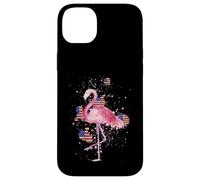 Flamingo Chapeau patriotique 4 juillet Fête Indépendance Coque pour iPhone 14 Plus