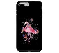 Flamingo Chapeau patriotique 4 juillet Fête Indépendance Coque pour iPhone 7 Plus/8 Plus