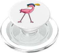 Flamingo Chapeau Plume PopSockets PopGrip pour MagSafe