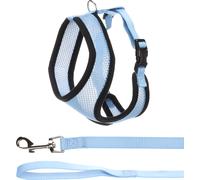 Flamingo Chat Harnais Avec Laisse Harms Bleu 37cm 43-55cm 120cm