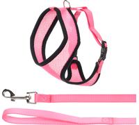 Flamingo Chat Harnais Avec Laisse Harms Rose 37cm 43-55cm 120cm