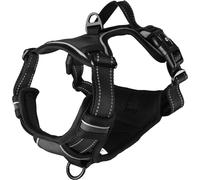 Flamingo Chien Harnais balou Noir M 32-56cm 50-65cm 25mm