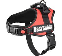 Flamingo Chien Harnais Pluto Rouge L 58-75cm 70-90cm 14cm 50mm