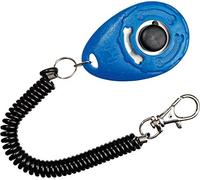 Flamingo Clicker Vitesse Ceint pour Chien Bleu 6 cm