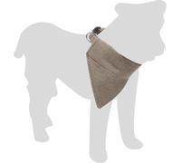 Flamingo Collier avec Bandana détachable pour Chiens Herbert - Brun Clair - Taille XS 25-40 cm, 15 mm - Idéal pour Chihuahua, Yorkshire Terrier, Spitz Nain & Papillon