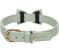 Flamingo Collier avec nœud détachable pour Chiens NELA - Vert Menthe - Taille M 36-44 cm, 20 mm - Idéal pour Épagneul Cocker, Bouledogue Français, Schnauzer & Beagle