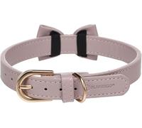 Flamingo Collier avec nœud détachable pour Chiens NELA Violet - Taille M 36-44 cm, 20 mm - Idéal pour Épagneul Cocker, Bouledogue Français, Schnauzer & Beagle
