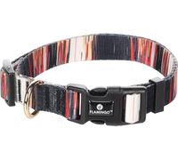 Flamingo Collier Chien Tabor mélange M 40-55cm x 20mm - Réglable en continu avec Boucle à clic