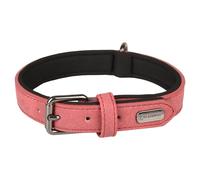 Flamingo Collier Delu Rouge Similicuir Néoprène pour Chiens Stylish Et Epaisseur