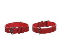 Flamingo Collier Denver Rouge Rembourré Grand Chien Buffle Robuste Longue Durée
