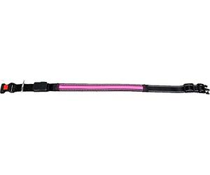 Flamingo Collier LED Rose + Chargeur USB pour Chien 66 cm