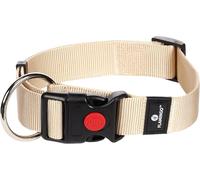 Flamingo Collier pour Chiens Ziggi - Beige - Taille XL 55-75 cm, 40 mm - Idéal pour Terre-Neuve, Mastiff Tibétain, Berger d’Anatolie, Dogue Allemand et Irish Wolfhound