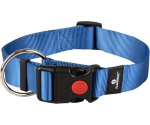 Flamingo Collier pour Chiens Ziggi - Bleu - Taille XL 55-75 cm, 40 mm - Idéal pour Bullmastiff, Grand Bouvier Suisse, Leonberg, Berger d’Anatolie et Chien de Montagne des Pyrénées
