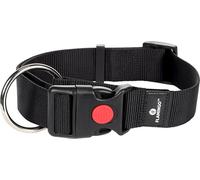Flamingo Collier pour Chiens Ziggi - Noir - Taille XL 55-75 cm, 40 mm - Idéal pour Rottweiler, Terre-Neuve, Dogue de Bordeaux, Mastiff et Saint-Bernard