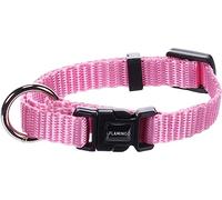 Flamingo Collier pour Chiens Ziggi - Rose - Taille 15-25 cm, 10 mm - Idéal pour Chihuahua, Spitz Nain, Pinscher Nain, Bichon Maltais et Papillon