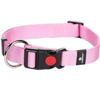 Flamingo Collier pour Chiens Ziggi - Rose - Taille 45-65 cm, 25 mm - Idéal pour Labrador, Berger Allemand, Golden Retriever, Border Collie et Boxer