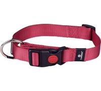 Flamingo Collier pour Chiens Ziggi - Rouge Cerise - Taille L 45-65 cm, 25 mm - Idéal pour Berger Blanc Suisse, Setter Anglais, Chien d'eau Portugais, Vizsla et Boxer