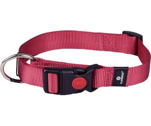 Flamingo Collier pour Chiens Ziggi - Rouge Cerise - Taille L 45-65 cm, 25 mm - Idéal pour Berger Blanc Suisse, Setter Anglais, Chien d'eau Portugais, Vizsla et Boxer