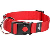 Flamingo Collier pour Chiens Ziggi - Rouge - Taille XL 55-75 cm, 40 mm - Idéal pour Rottweiler, Terre-Neuve, Dogue Allemand, Mastiff et Saint-Bernard