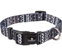 Flamingo Collier Sadie Noir/Blanc M 40-55CM 20MM