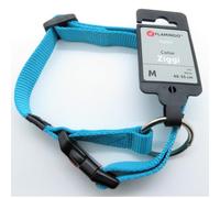 Flamingo - Collier Ziggi Turquoise 40-55 cm. 20 MM Taille M. pour Chien.