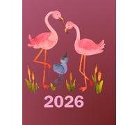Flamingo Compact A6 Week To View 2026 Diary: Weekly Planner