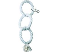 Flamingo Corde en Coton 3 Anneaux pour Chien