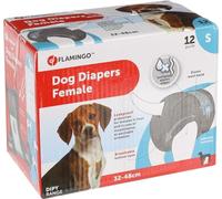 Flamingo Couche Féminin Dipy - 32-48 cm S - 12 Couches - Grande capacité d'absorption
