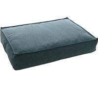 Flamingo Coussin Avalon RECTANGULAIRE + Fermeture Eclair + Bord Bleu 100x70x18CM