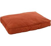 Flamingo Coussin Celeste RECTANGULAIRE + Fermeture Eclair + Rebord Cognac 80x60x10CM