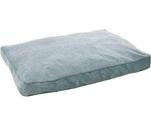 Flamingo Coussin Celeste RECTANGULAIRE + Fermeture Eclair + Rebord Vert Menthe 100x70x12CM