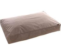 Flamingo Coussin Lotta RECTANGULAIRE + Fermeture Eclair + Rebord Taupe 100x65x15CM