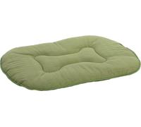 FLAMINGO Coussin pour Chien Firenze Fin Ovale Vert - 71x51x3cm - Idéal pour Cocker Spaniel, Beagle, Shetland Sheepdog, Shiba Inu & Whippet