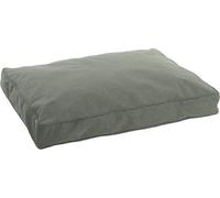 Flamingo Coussin pour Chien Geneve Rectangle Vert foncé - 80x60x10cm - Housse Amovible avec Fermeture éclair - Fond Anti-dérapant