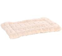 Flamingo Coussin pour Chien Verona Rectangulaire Beige - 40x25x2cm, Doux, Lavable, Idéal pour Cages en Métal